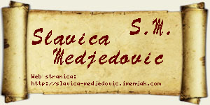 Slavica Međedović vizit kartica
